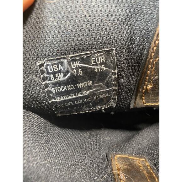 WOLVERINE Waterproof Wellington Boots Size 8.5 M Brown /Black W10766 main image 9
